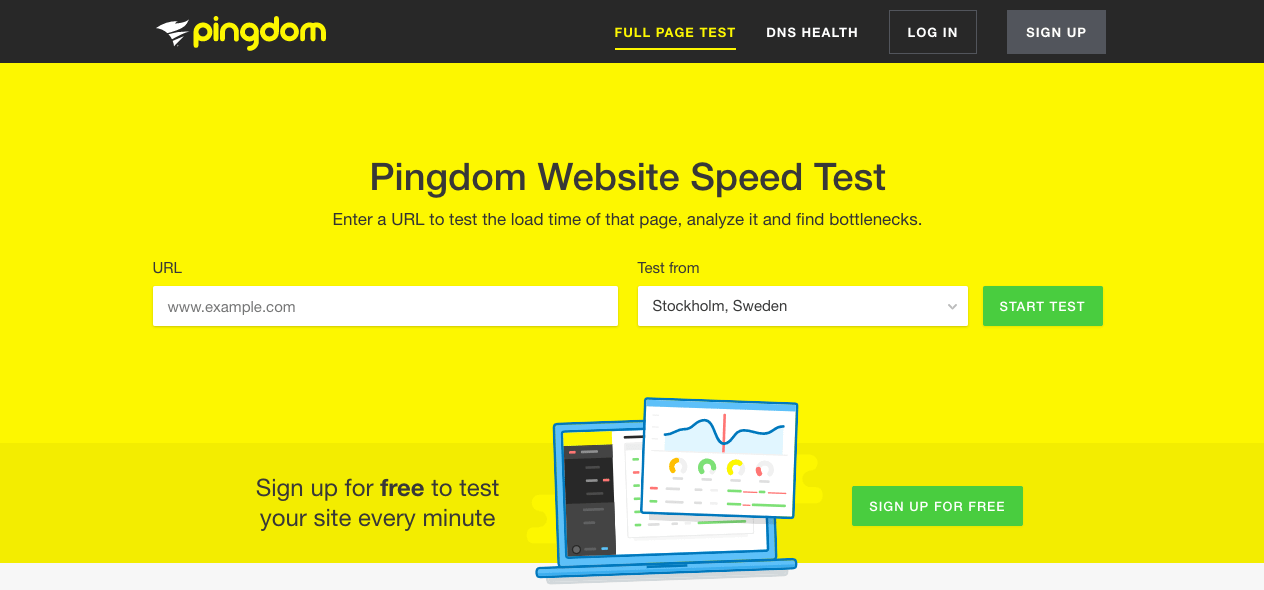 Pingdom-Website-Speed-Test