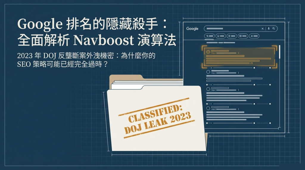 Google 排名的隱藏殺手？全面解析 Navboost 演算法如何決定你的 SEO 成效