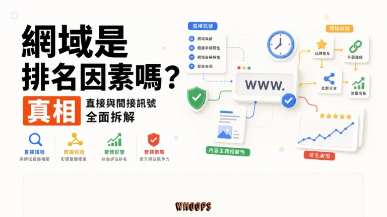 網域到底是不是 Google 排名因素？完整真相與該看的重點精選圖片，呈現歷史 → 主題 → 信任的 SEO 重點。
