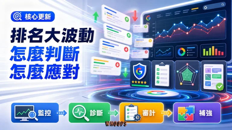 Google 廣泛核心演算法更新與 SEO 應對策略的精選圖。