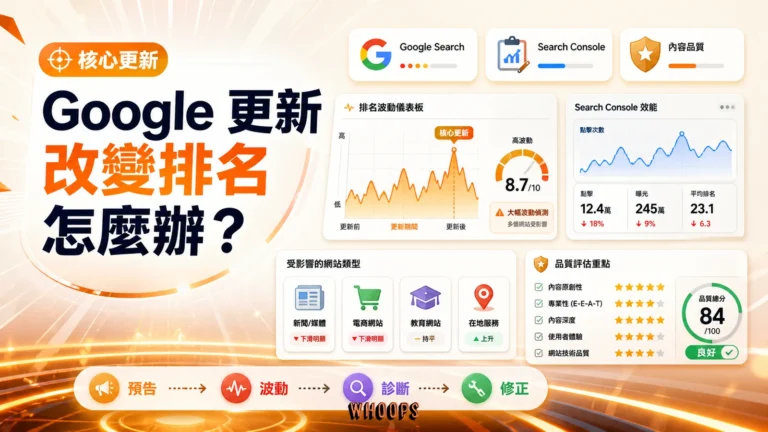 Google 核心演算法更新與 SEO 診斷的封面圖