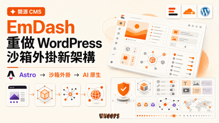 EmDash 以 Astro、沙箱外掛與 AI 原生設計重做 WordPress 的開源 CMS 精選圖片