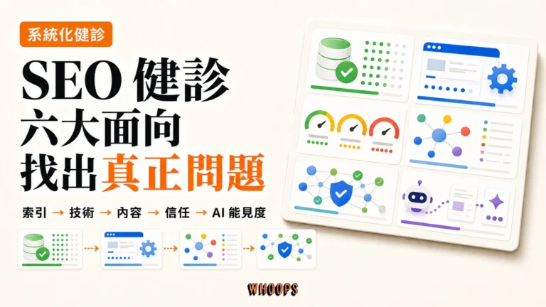 SEO 健診怎麼做：網站 SEO 健檢六大面向與系統化診斷流程精選圖片