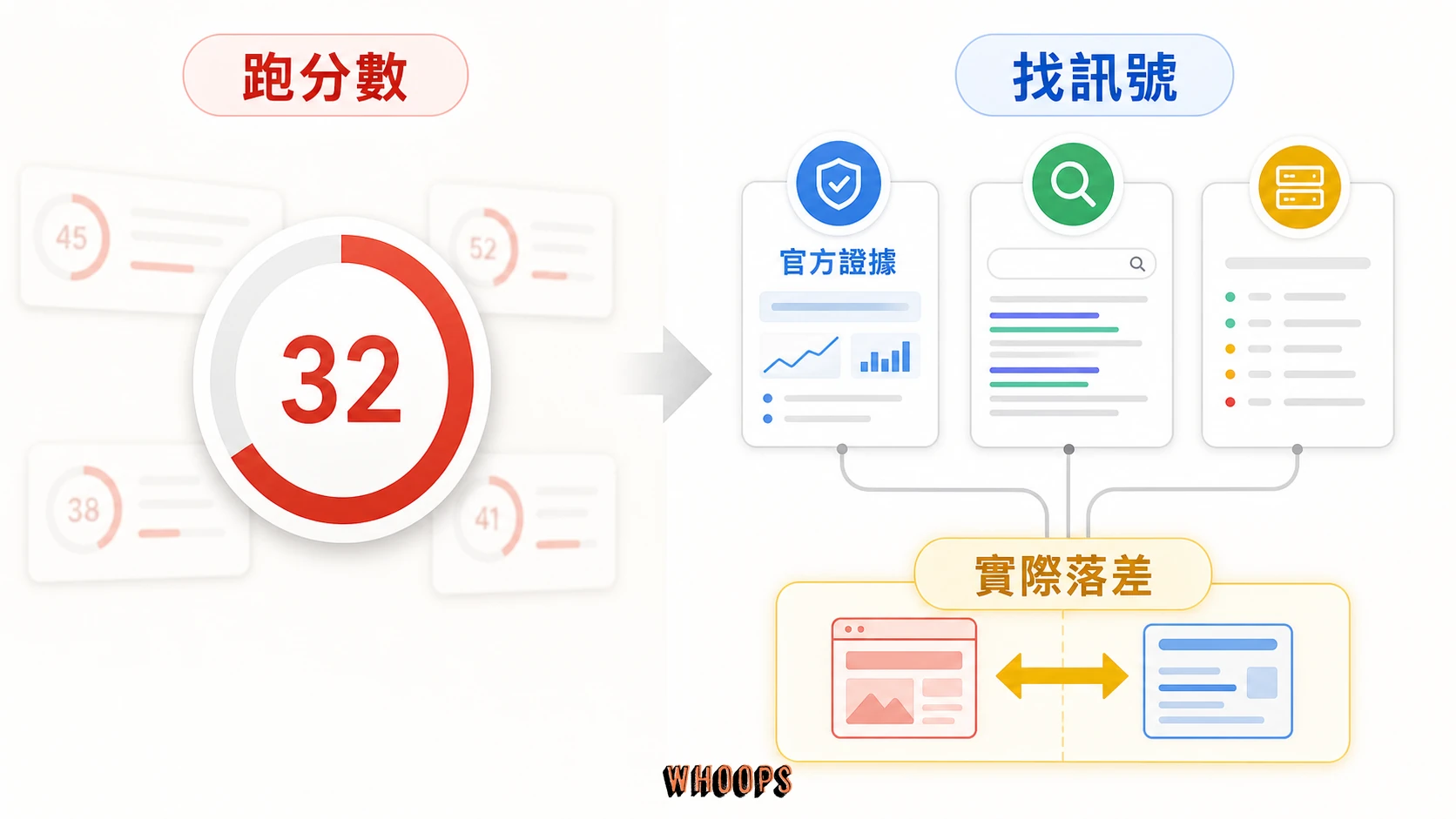 SEO 健診不是看單一分數,而是從官方工具、SERP 與伺服器資料找出網站訊號落差