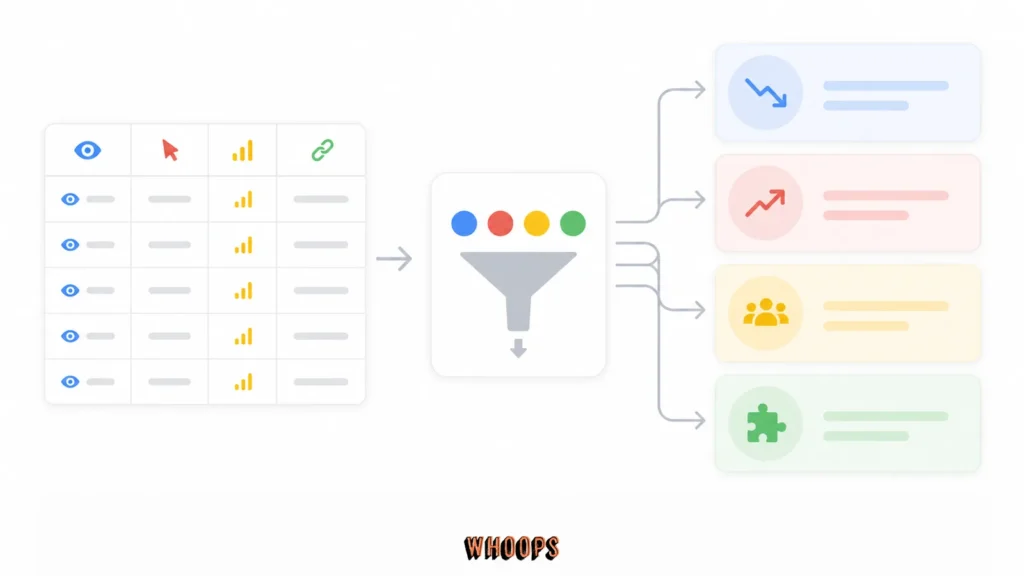 ChatGPT 依曝光、點擊、排名與網址把 Search Console 查詢分成低 CTR、第二頁、內容競爭和內容缺口