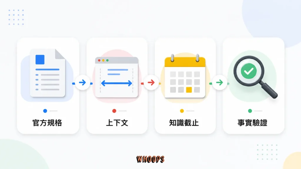 選擇 LLM 前檢查 context window、知識截止、來源與事實驗證的行動清單