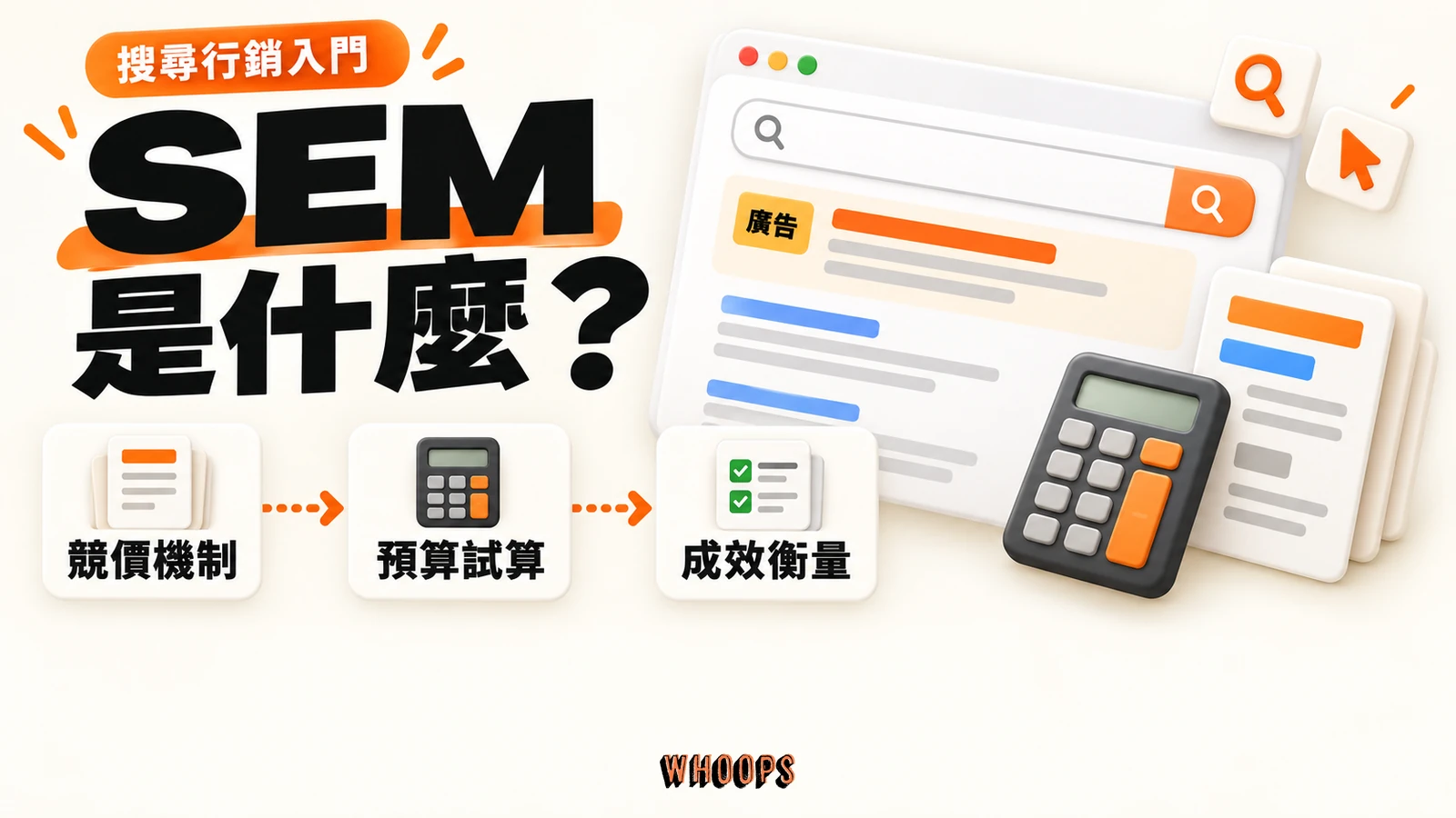 SEM 搜尋引擎行銷指南,呈現搜尋廣告、競價排序、預算計算與成效衡量